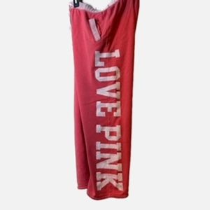 Pink Victoria's Secret coral sweatpants